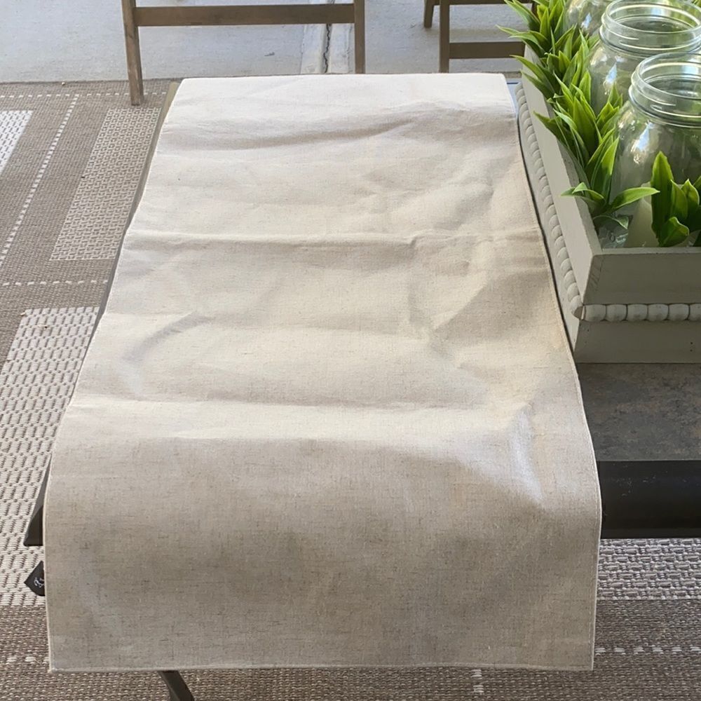 Tahari Tan Table Runner 